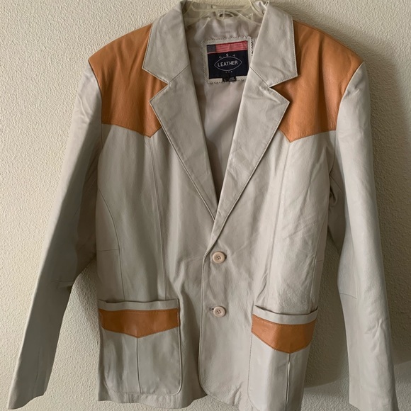 USA Other - Vintage Western Blazer Leather Skin Coat USA Other - Vintage Western Blazer Leather Skin Coat